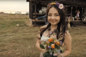 Свадебная фотосессия в "рустикальном" стиле