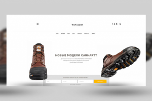 Landing Page онлайн-магазина WOW-SHOP