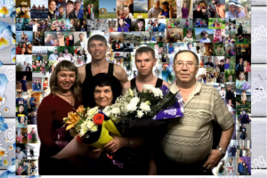 Фотомазаика на юбилей