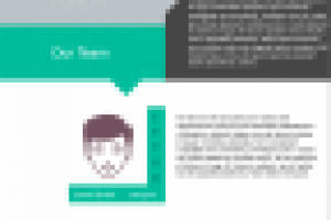 Дизайн потрфолио в стиле flat