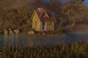 Домик у реки