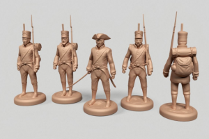 Line Infantry Squad Figurines