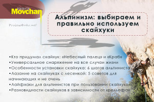 Альпинизм: выбираем и правильно используем скайхуки