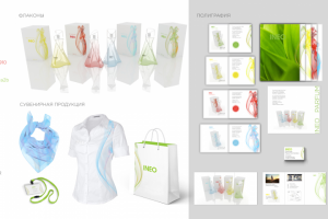 Разработка фирменного стиля для парфюмерного бренда " INEO"