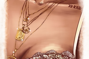 Девушка в красивом топе