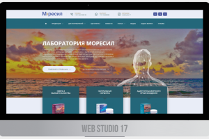 Лаборатория Моресил - большой проект с инфографикой