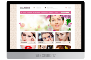 Shinebox - интернет магазин косметики (адаптивный дизайн)