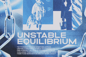 "UNSTABLE EQUILIBRIUM" cover by Craziemug design