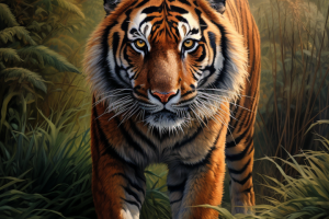 Тигр стиль Realistic