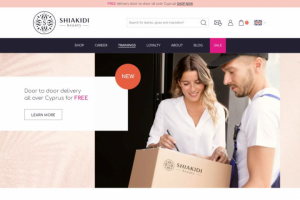 Верстка сайта косметики