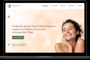 Сайт "под ключ" для салона красоты в Гамбурге