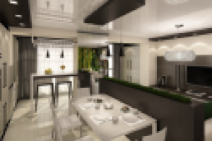 кухня-гостиная