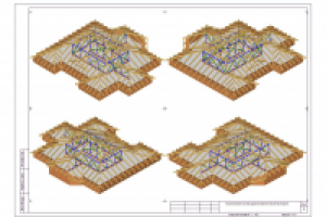 Аксонометрия на стропила