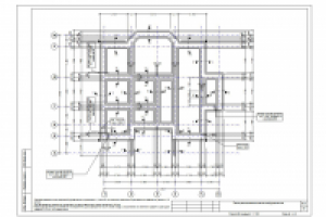 План фундаментов
