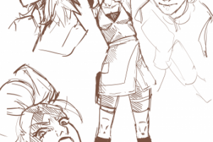 Концепт арт эскиз