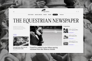 Редизайн новостного сайта Equnews