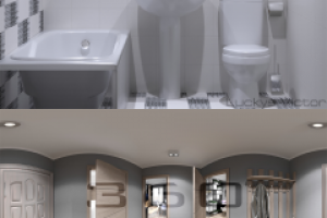 Дизайн и Визуализация санузла