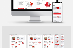 Верстка сайта для МТС Банк