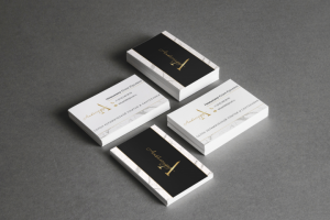 Разработка визиток салона керамики и сан техники