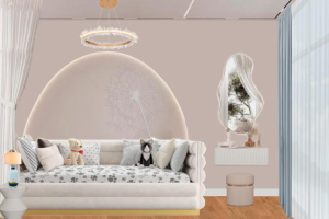 Дизайн проект детской комнаты девочки