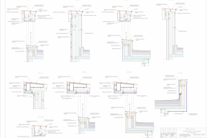 Узлы парапета