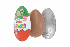 Анимация вскрытия Kinder Surprise