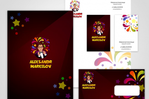 Фирменный стиль и логотип для шоумена