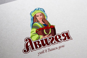 Векторная иллюстрация персонажа для логотипа