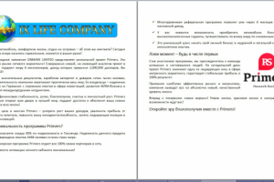 МЛМ проект PRIMERS