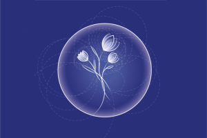 Стилизованная форма по золотому сечению.