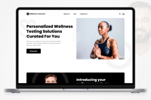 Дизайн сайта "Wellness 4 Humanity"