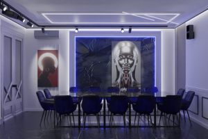 Дизайн переговорной комнаты.