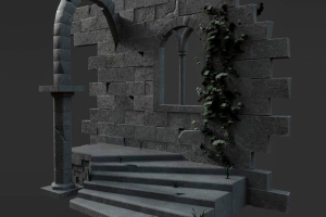 Средневековая стена