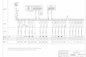 Однолинейная расчетная схема ГРЩ коттеджа