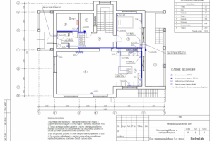 План электрооборудования коттеджа