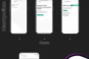 Дизайн мобильного приложения сделанный для ВУЗА