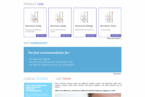 Продуктовый сайт Normarin