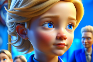 3D персонаж для мультфильма