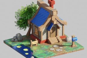 Лоу Поли 3D модель