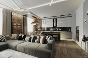 Дизайн проект Интерьера квартиры 58 кв.м