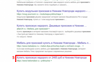 Нижний Новгород - Топ 5 Google - Прихожая белая