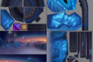 Sword vs Sword. Ice arena. Текстуры