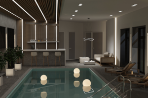 Бассейн в коттедже