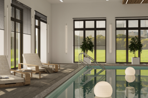 Бассейн в коттедже