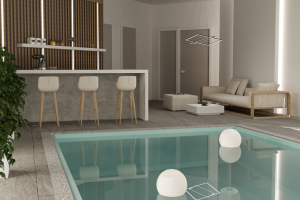 Бассейн в коттедже