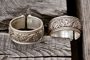 Серебряные обручальные кольца