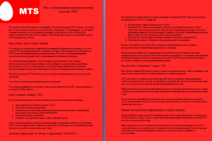 Детализация МТС