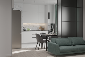 Кухня-гостиная в современном стиле