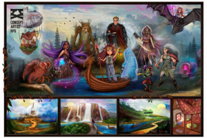 Финальная склейка для конкурса Concept Artist RPG 9.0