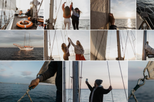 Съемка на яхтах с Петербургской командой Let's go sail!